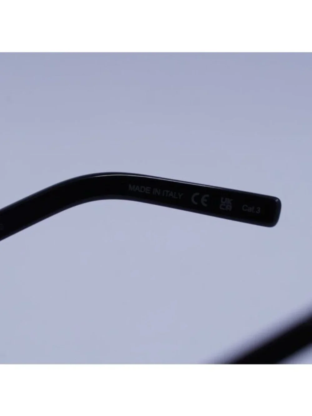 Saint Laurent SL550 SLIM 001 Sunglasses Black Cat Eye Frame, Black Lenses